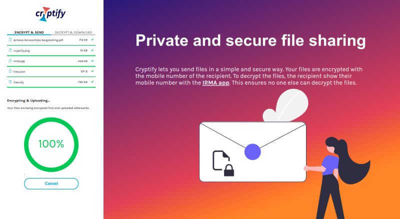 Cryptify: your identity ís the key