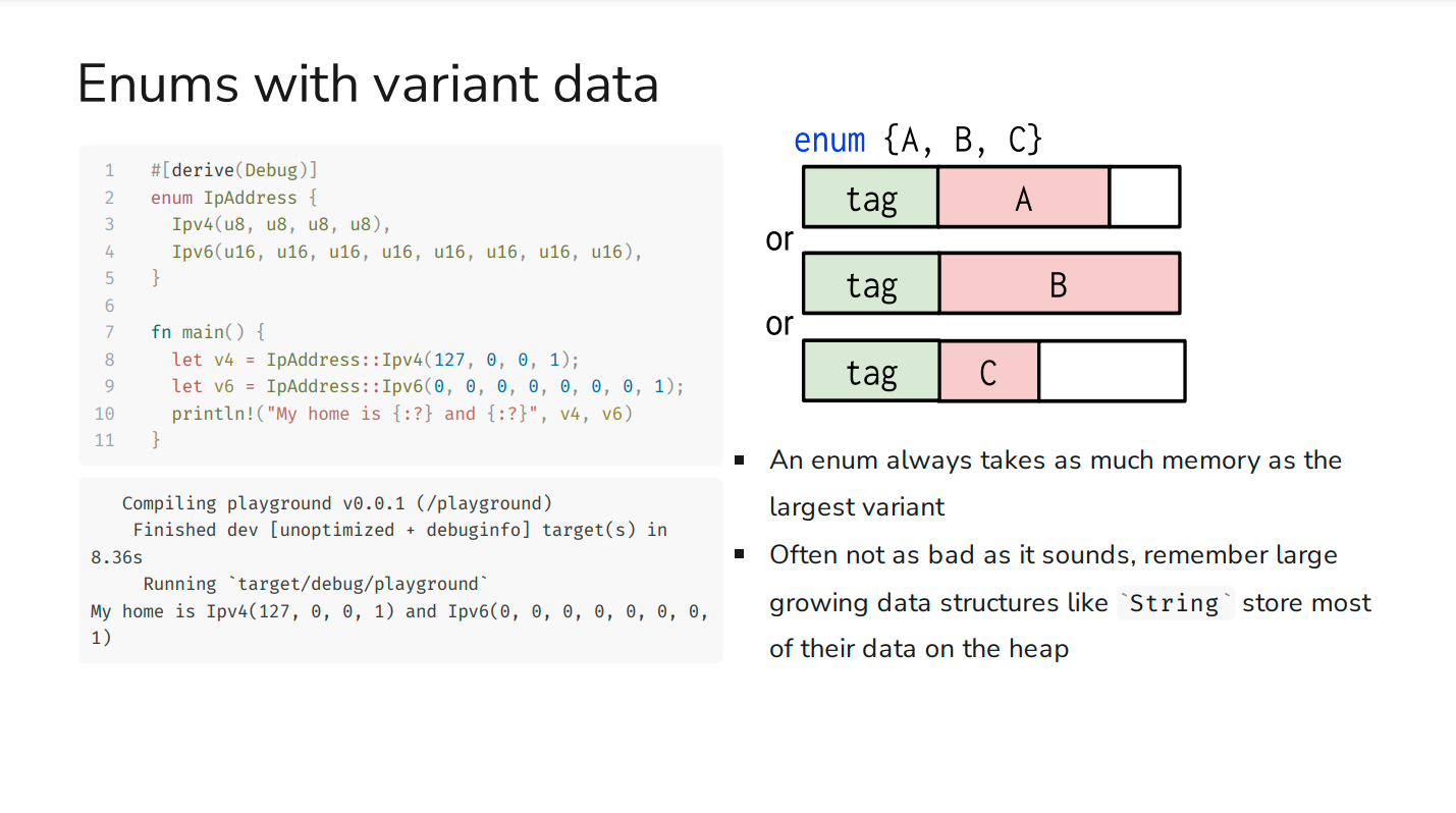 Enums in Rust