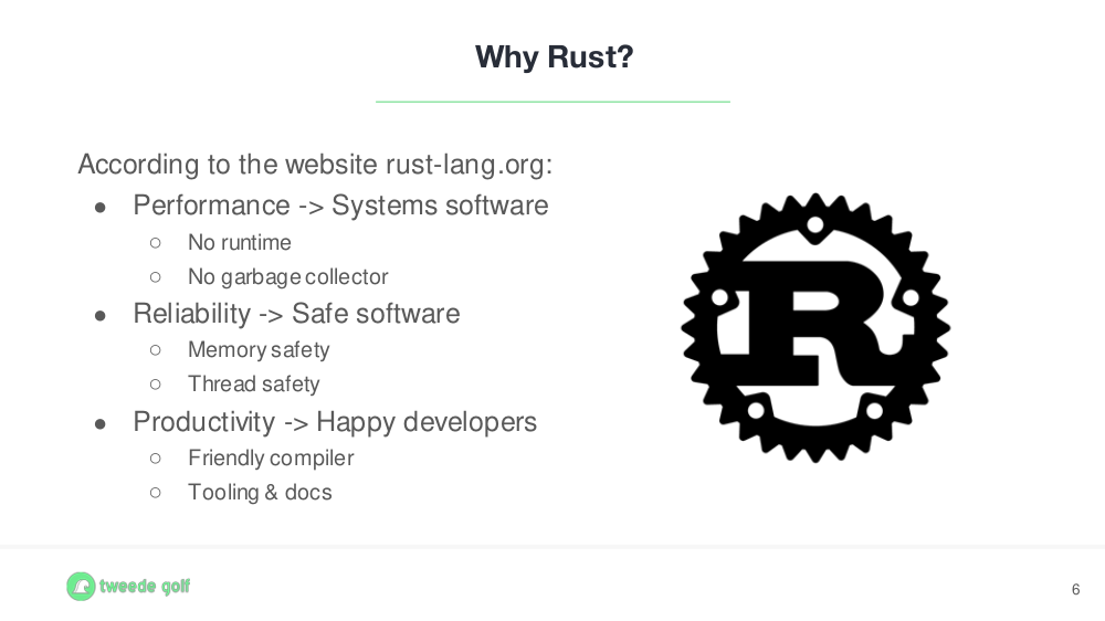 Slide Why Rust?