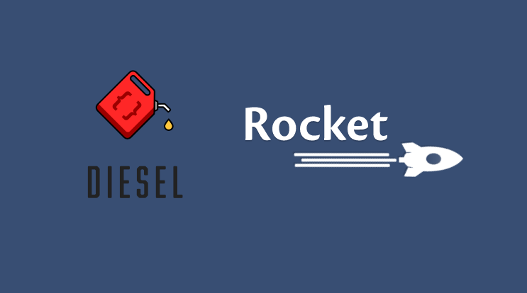 RP1: an experimental Diesel-based CRUD for Rocket