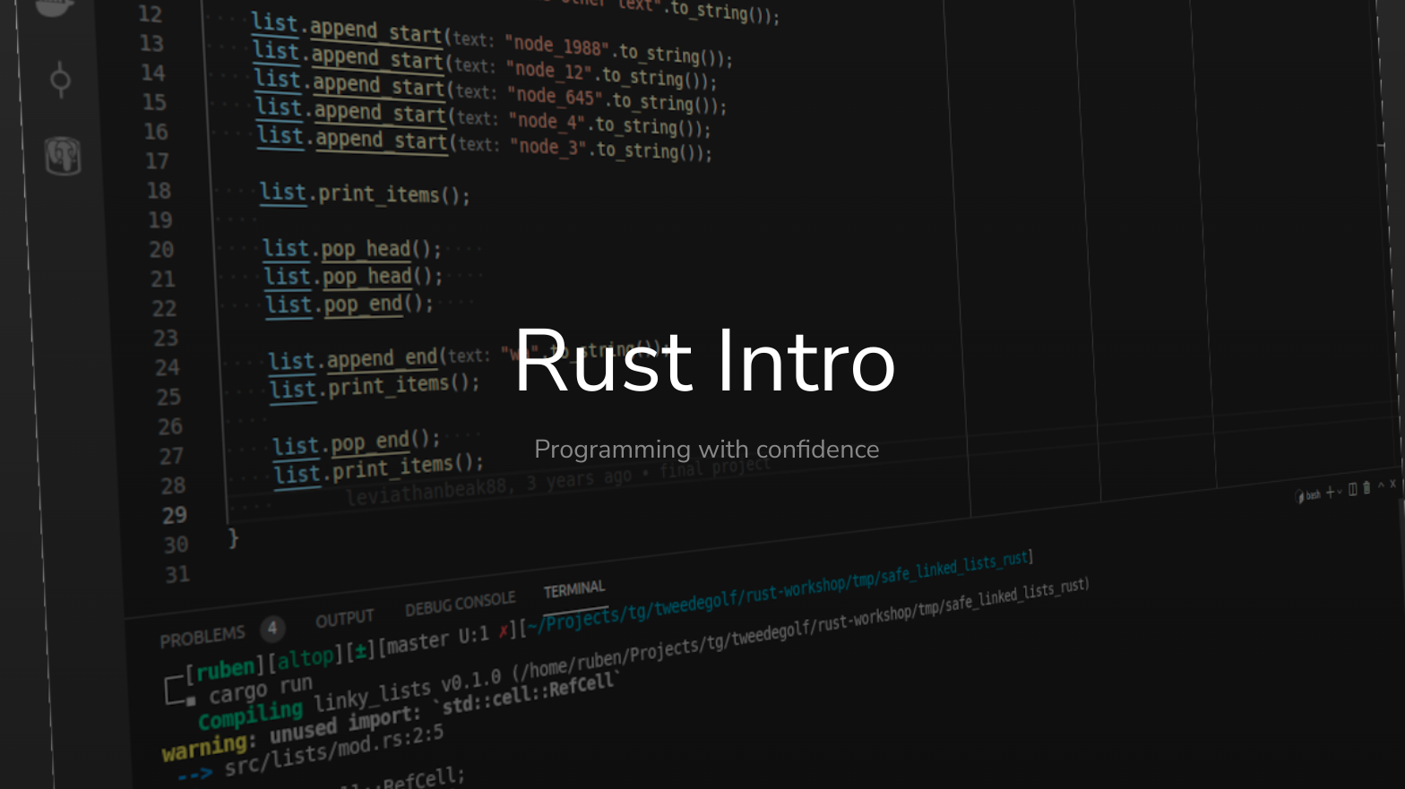 Introducing Rust in security research