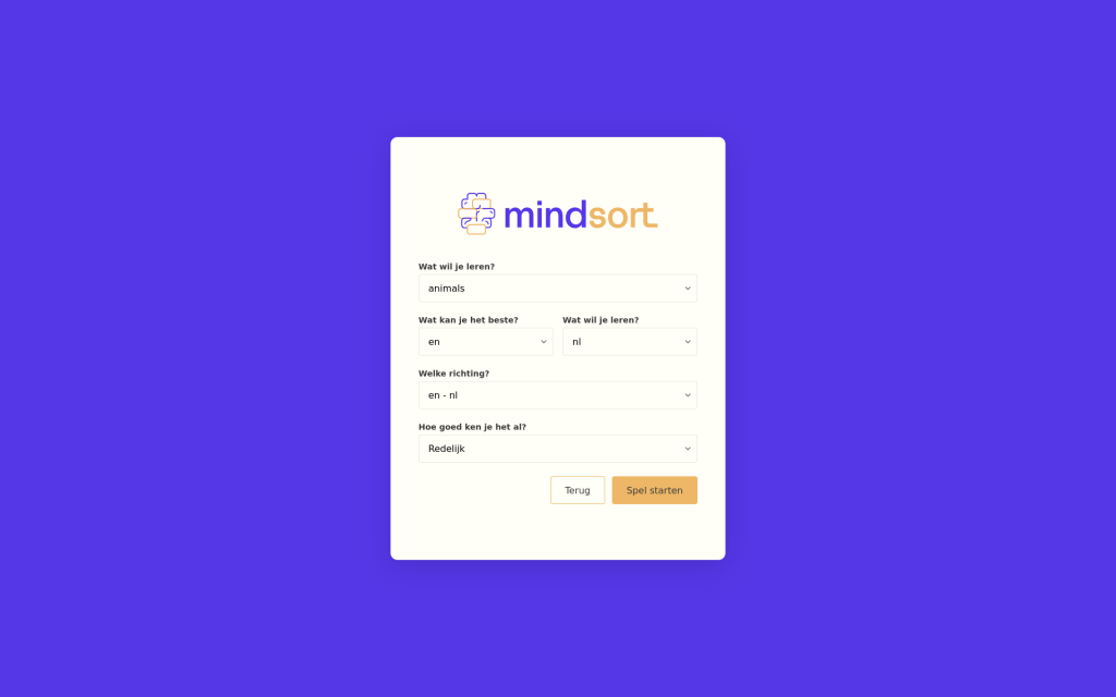 Mindsort: Building a research tool for the Donders Institute